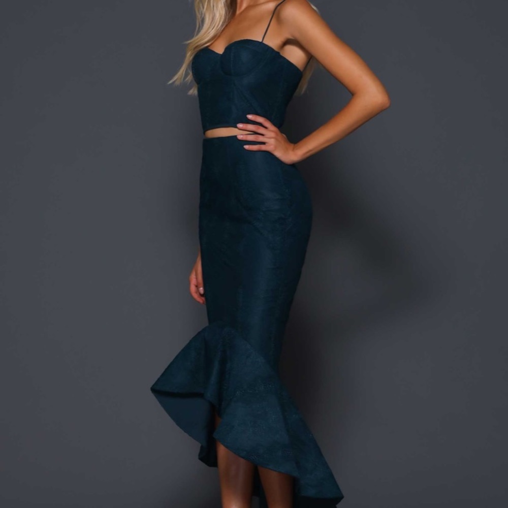 Gorgeous jade two piece by Elle Zeitoune